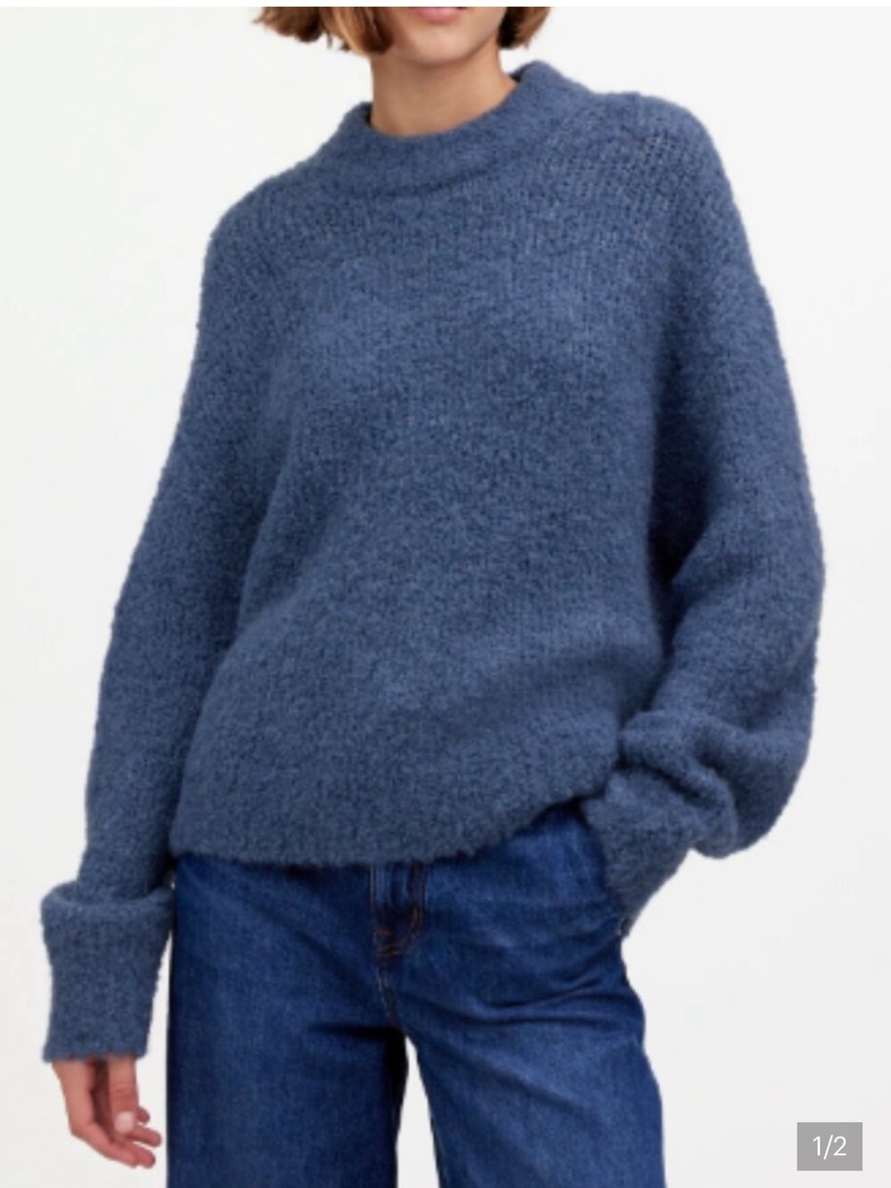 Madewell wool alpaca boucle sweater